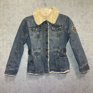 Vintage Y2K Kids Arizona brand faux fur lined jacket.